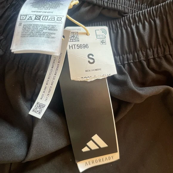 Adidas Black Shorts with White Accents - Picture 4 of 4